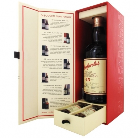 Glenfarclas 15 ans + 2 mignonettes