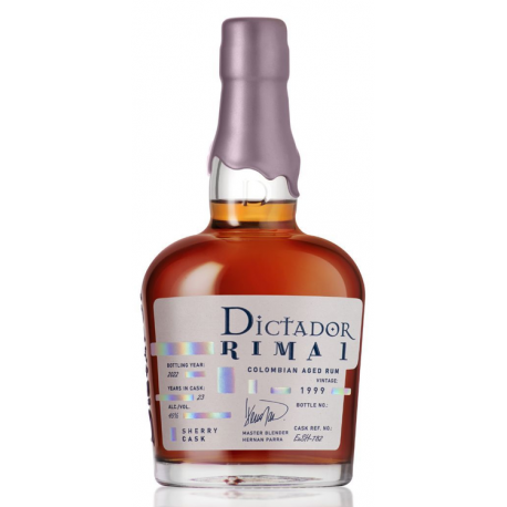 Dictador 1999 rima sherry cask